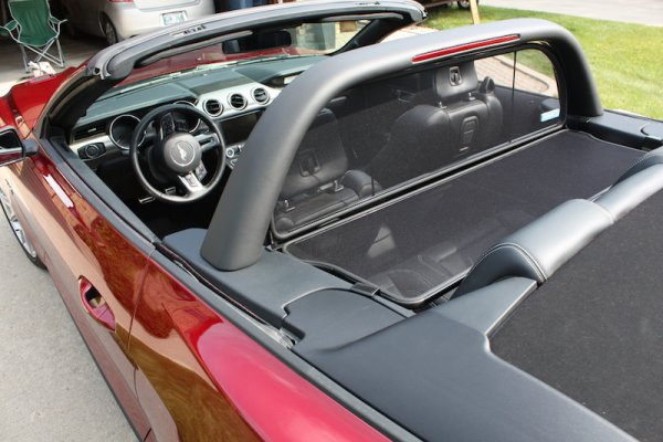 2019 mustang convertible shop wind deflector